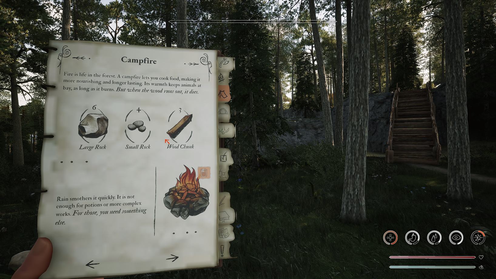 Official devlog artwork introducing crafting and progression in Among the Trolls