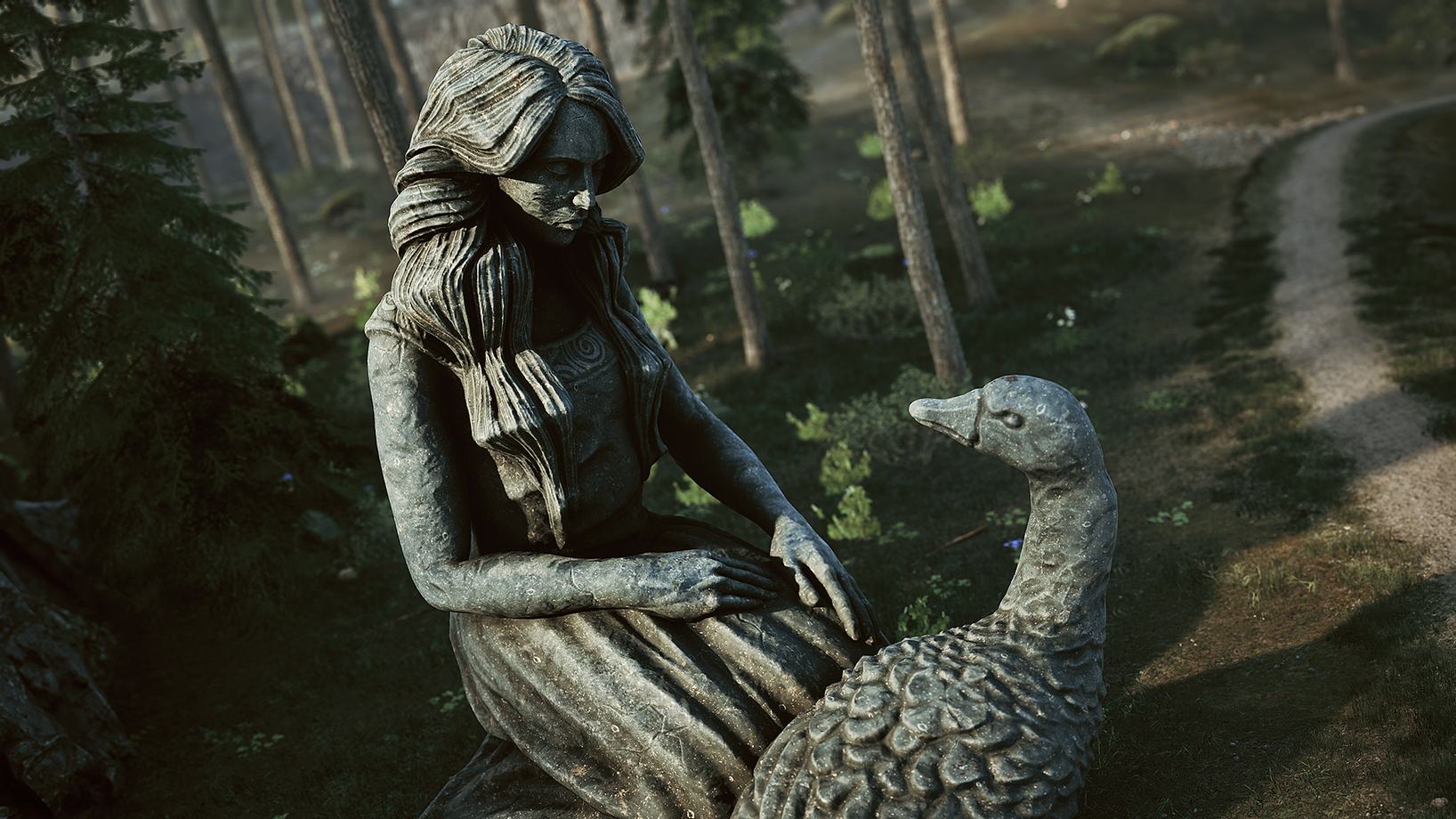 Official artwork illustrating the Finnish mythic figures behind the game's magic